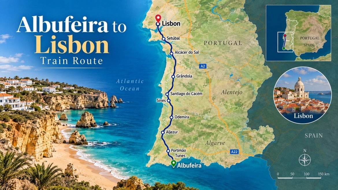 Albufeira to Lisbon Train