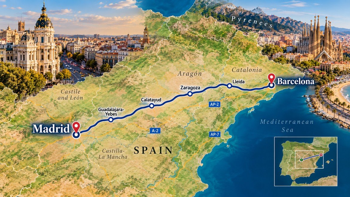 Barcelona to Madrid Train