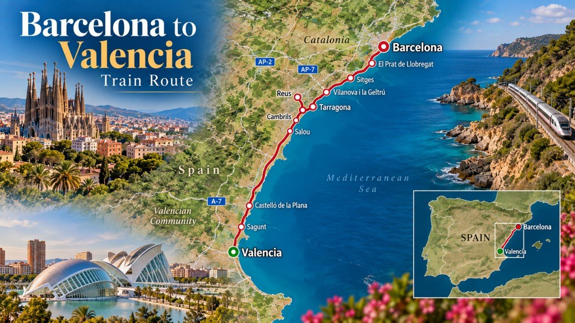 Barcelona to Valencia Train