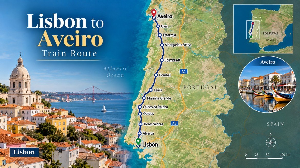 Lisbon to Aveiro Train