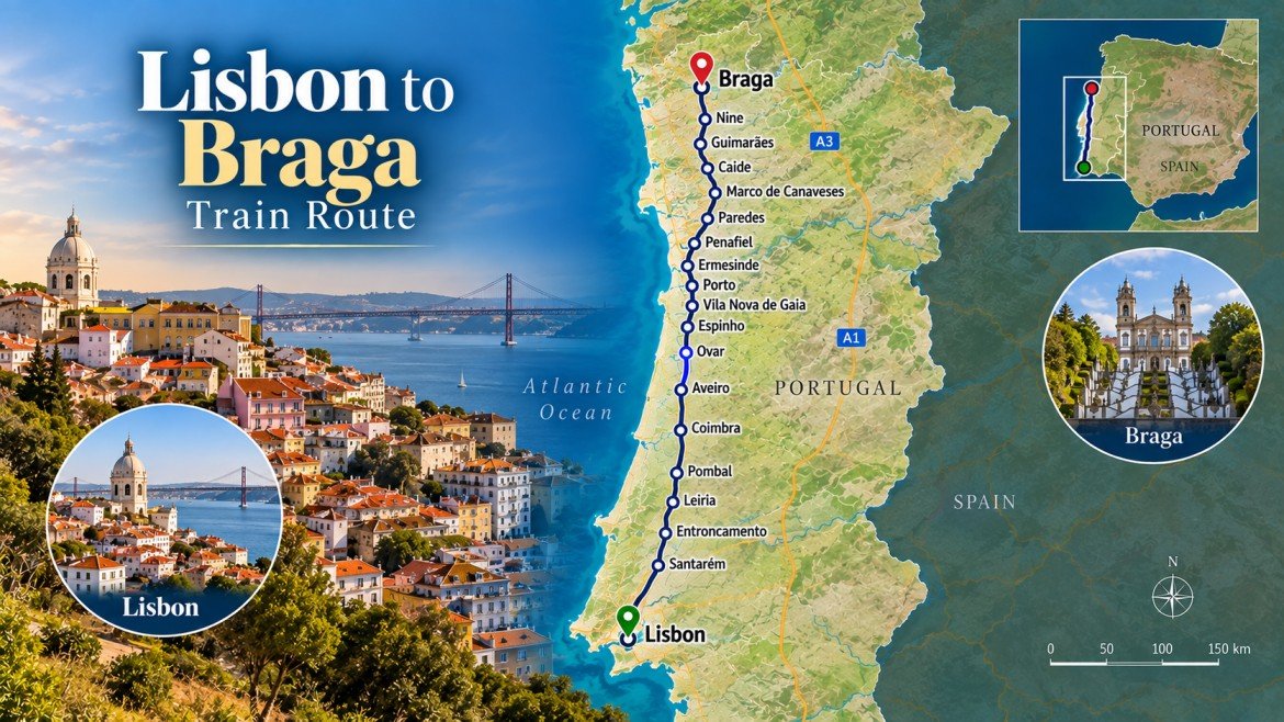 Lisbon to Braga Train