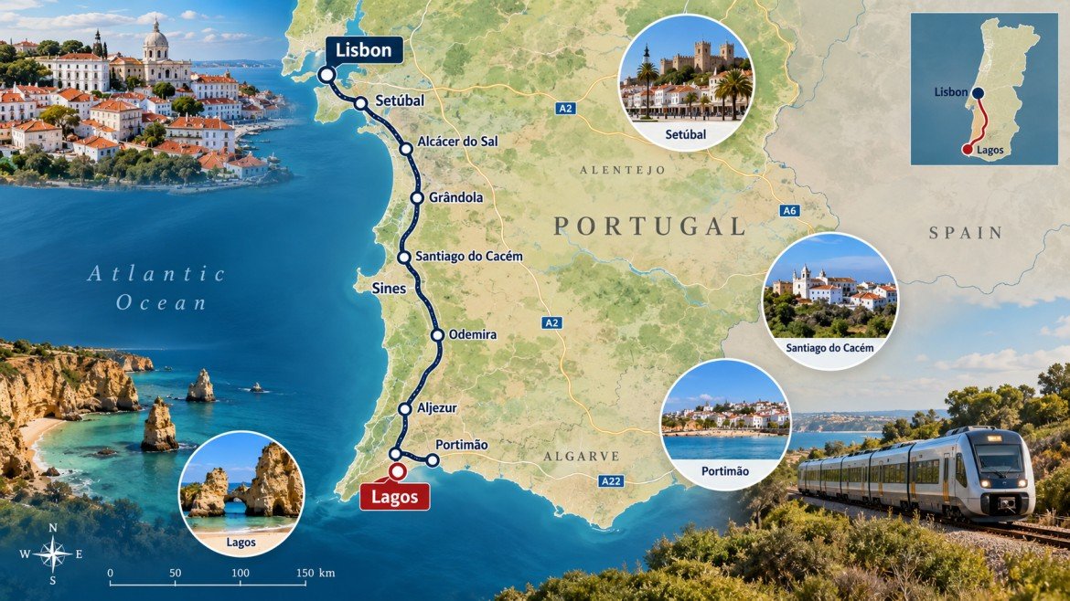 Lisbon to Lagos Train