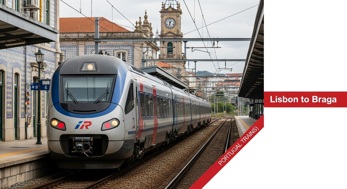 Train from Lisbon to Braga