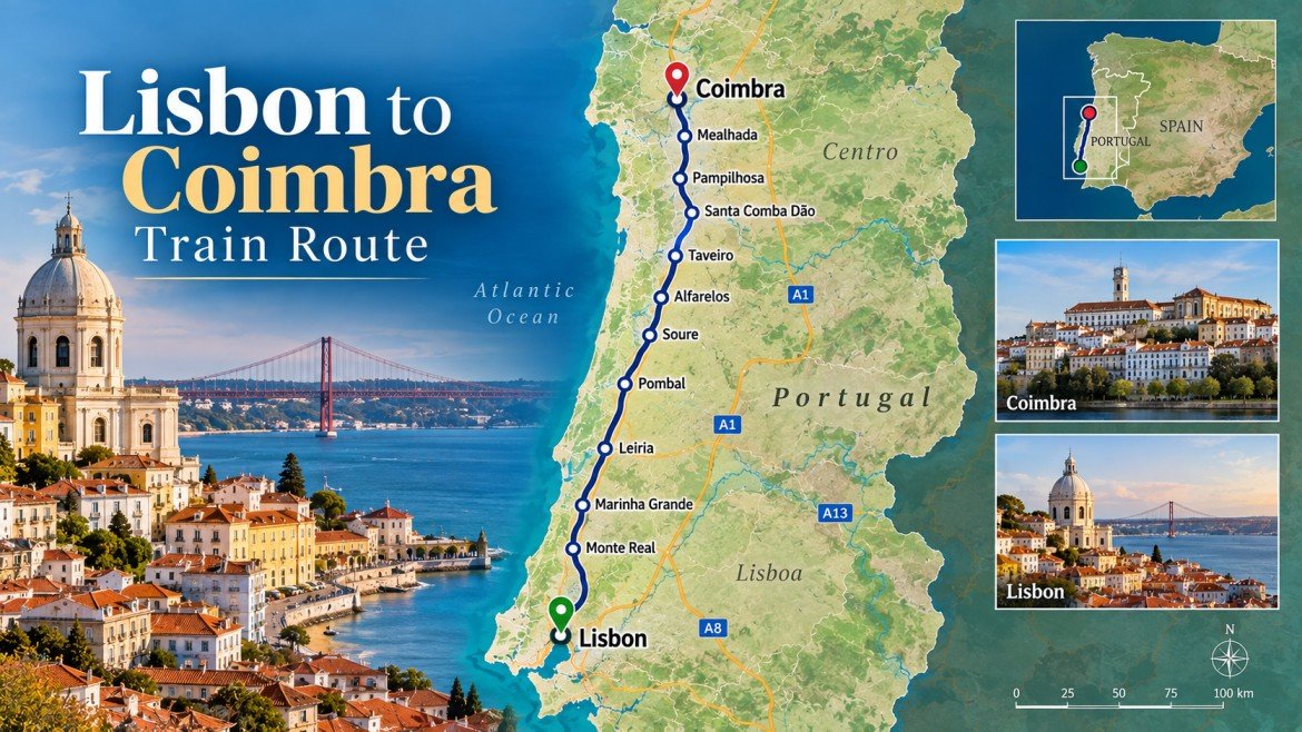 lisbon to coimbra train route