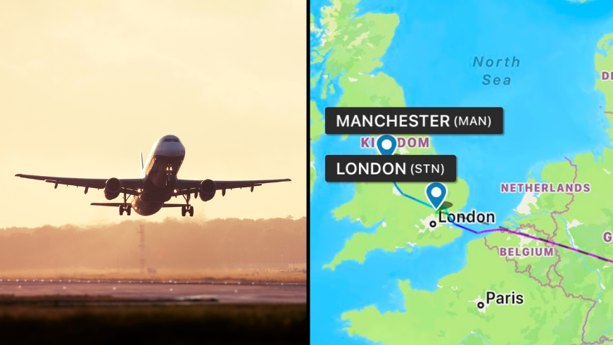 flights from manchester to london